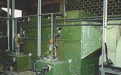 Backwashing air - washer